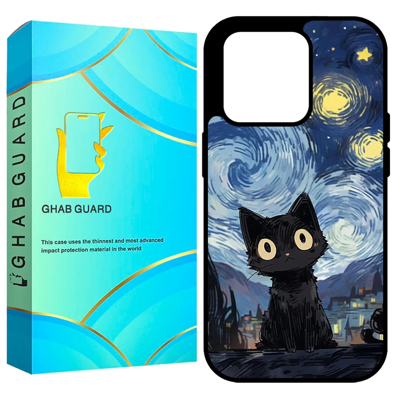 کاور قاب گارد طرح گربه مدل GCHP12PM مناسب برای گوشی موبایل اپل iPhone 12 Pro Max