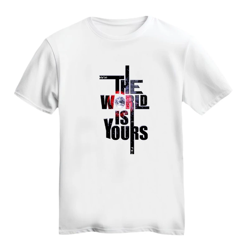 تی شرت آستین کوتاه زنانه مدل نوشته کد ۶