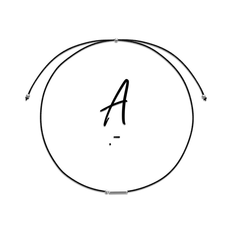 دستبند ماهوت مدل مورس کد حرف آ