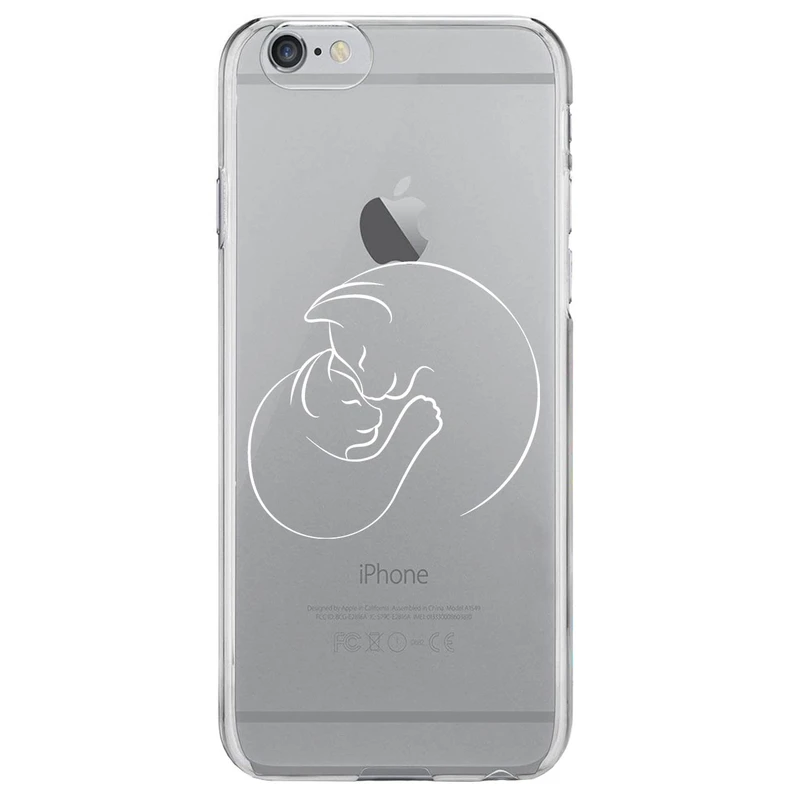 کاور مگافون طرح گربه مدل C61-W مناسب برای گوشی موبایل اپل iPhone 6 / 6s