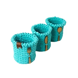 سبد قلاب بافی تریکو کد 8778 مجموعه 3 عددی