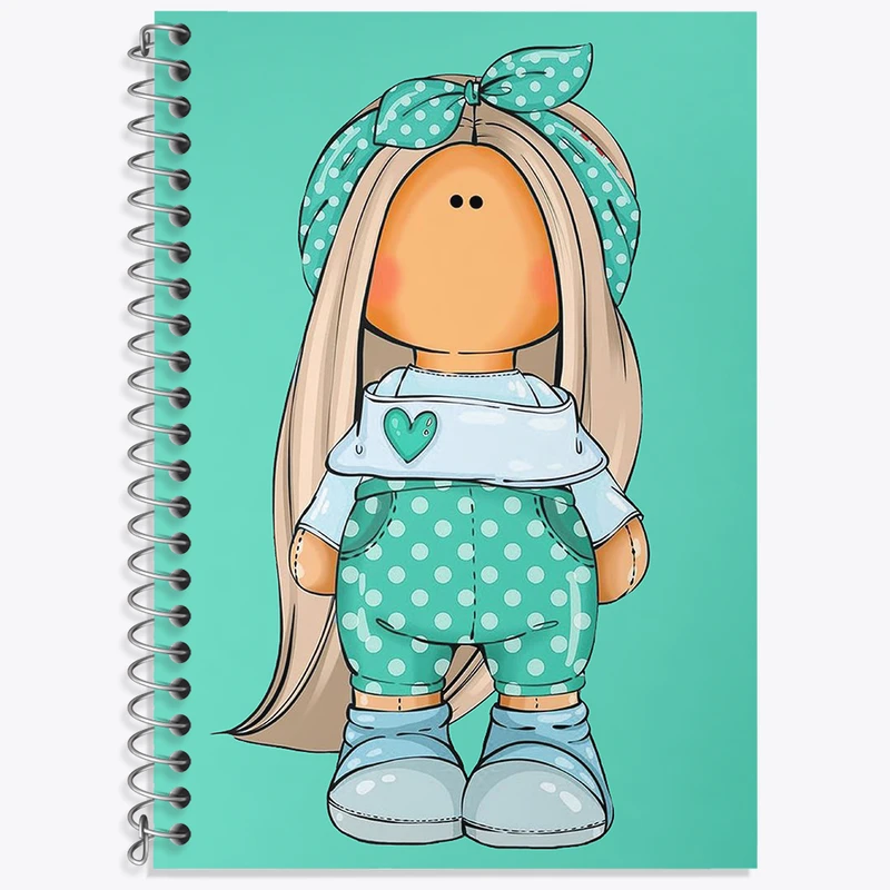 دفتر لغت 50 برگ خندالو طرح دخترانه کودکانه کد N1815