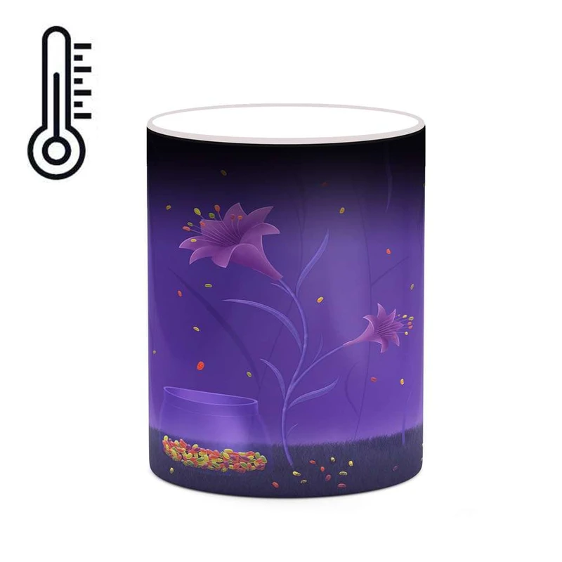 ماگ حرارتی کاکتی مدل نقاشی کارتونی کد mgh18734