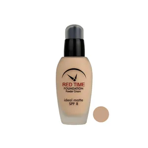 کرم پودر مایع spf8 رد تایم مدل Ideal شماره 01 مناسب برای انواع پوست حجم 30 میلی لیتر