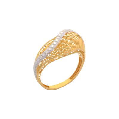 انگشتر طلا 18 عیار زنانه طلای مستجابی مدل آوا تراش کد 40375 