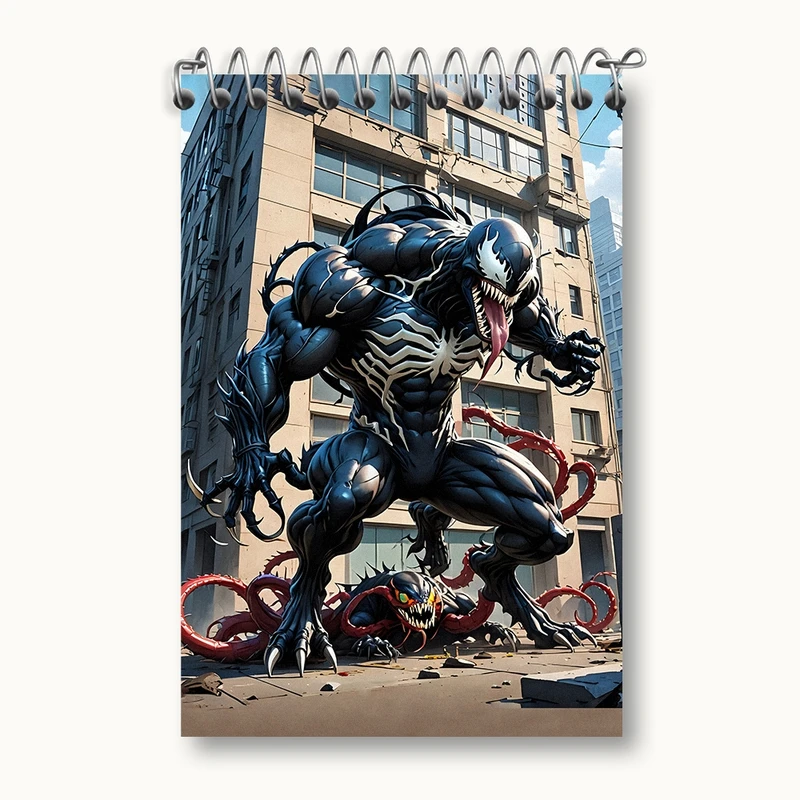 دفتر یادداشت 50 برگ خندالو مدل ونوم (Venom) کد F2519