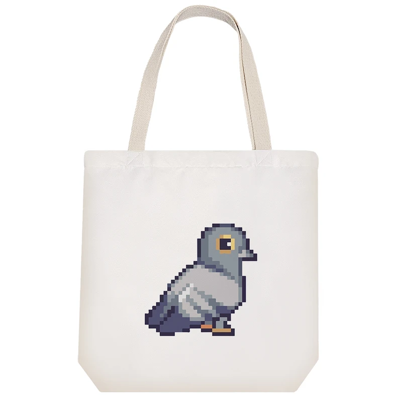 ساک خرید خندالو مدل کبوتر پیکسلی کد 9035