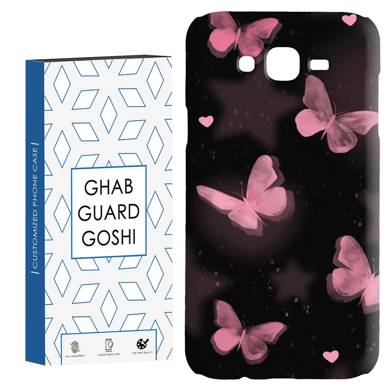 کاور قاب گارد گوشی طرح پروانه کد Dimo-182 مناسب برای گوشی موبایل سامسونگ Galaxy J7 2015 / J7 core / J700