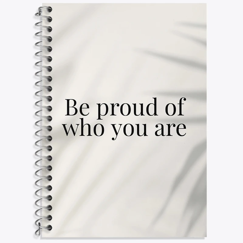 دفتر لغت 50 برگ خندالو طرح Be Proud Of Who You Are کد N2301