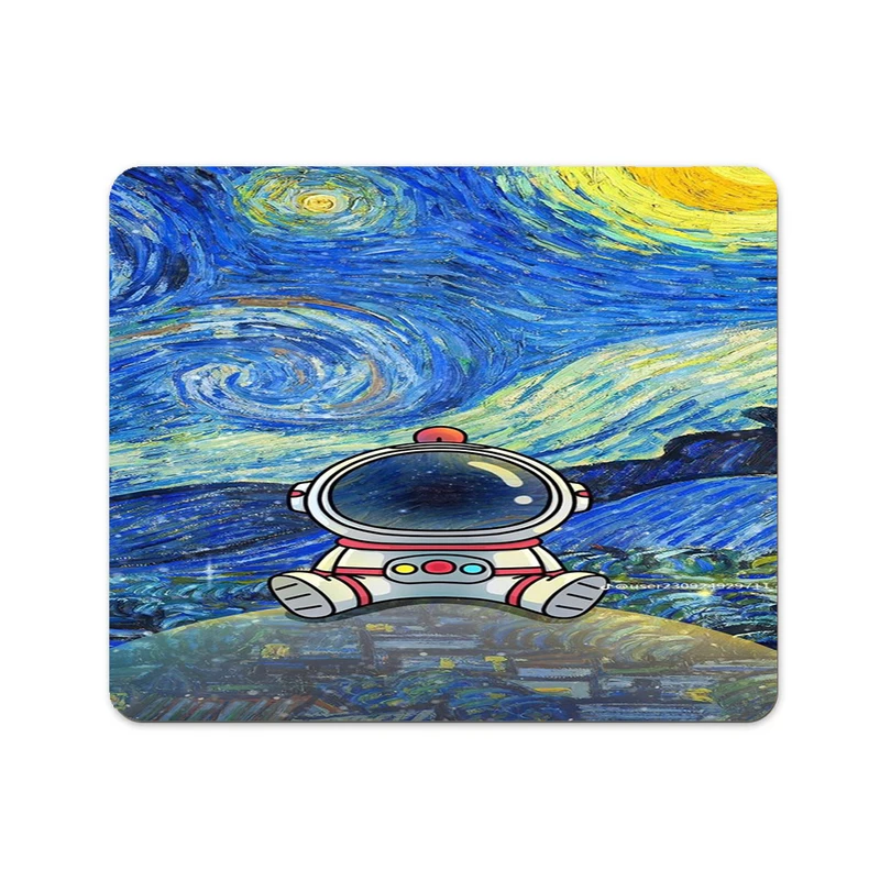 ماوس پد پاد آفرین مدل فانتزی طرح ونگوک فضانورد کد p162 سایز 24*19 سانتی متر 