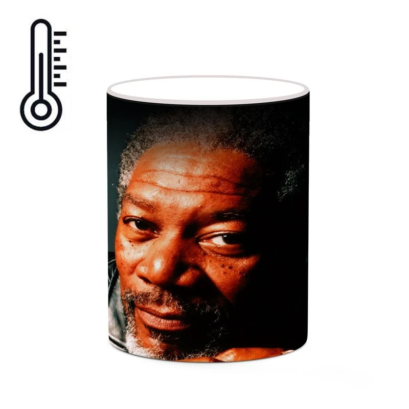 ماگ حرارتی کاکتی طرح مورگان فریمن Morgan Freeman مدل mgh26983