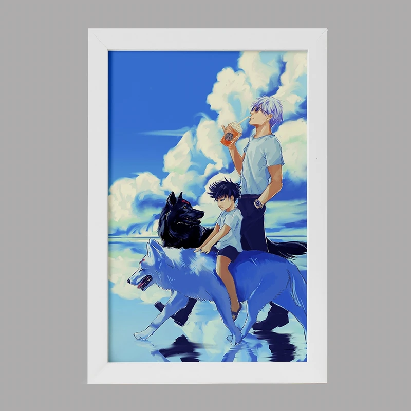 تابلو خندالو مدل انیمه جوجوتسو کایزن کد F810