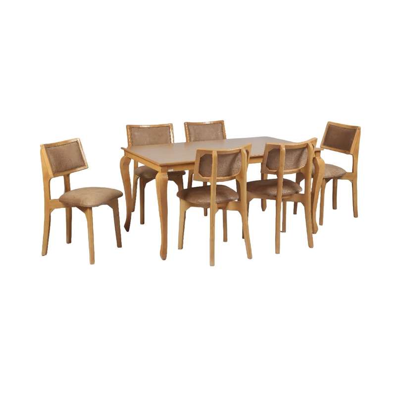 میز و صندلی ناهارخوری شش نفره گالری چوب آشنایی مدل khod-snz-Lux میز و صندلی ناهارخوری شش نفره گالری چوب آشنایی مدل khod-snz-Lux