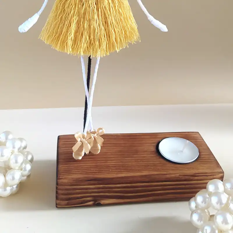 جاشمعی چوبی مدل پرنسسی کد 0B