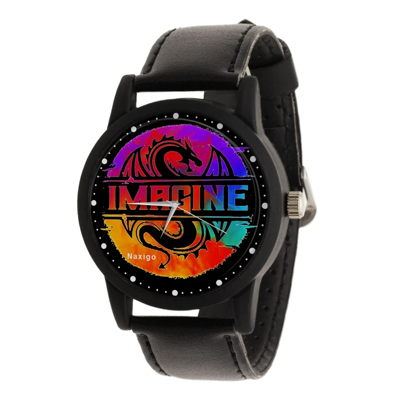 ساعت مچی عقربه ای ناکسیگو مدل Imagine Dragons کد LF14246