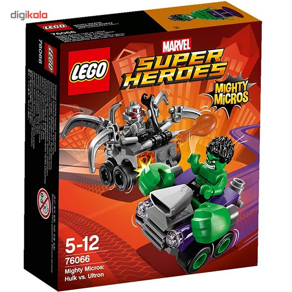 لگو لگو مدل Super Heroes Mighty Micros Hulk VS Ultron 76066
