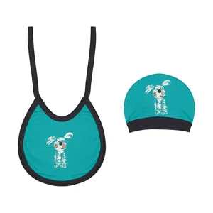 ست کلاه و پیشبند نوزادی کد 101