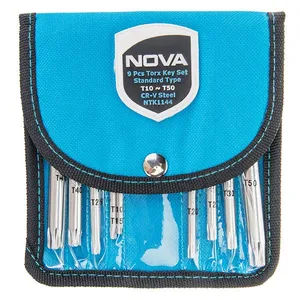 Nova NTK-1144 9Pcs Star Key Wrench Set