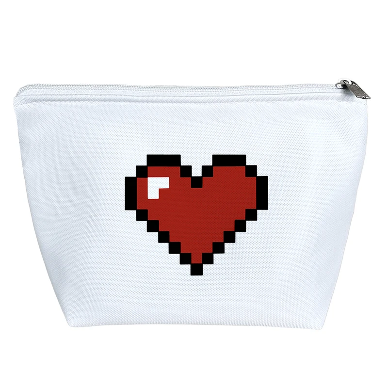 کیف لوازم آرایش دخترانه خندالو مدل قلب کد 5774