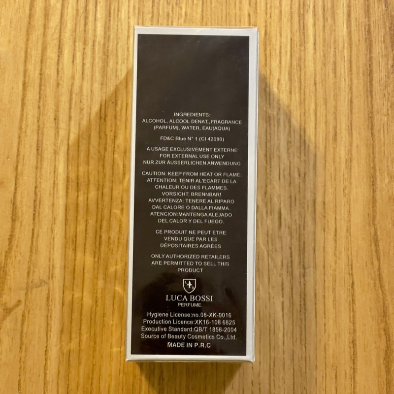 ادو پرفیوم مردانه لوکا بوسی مدل سیلور سنت بوگارت حجم 100 میلی لیتر