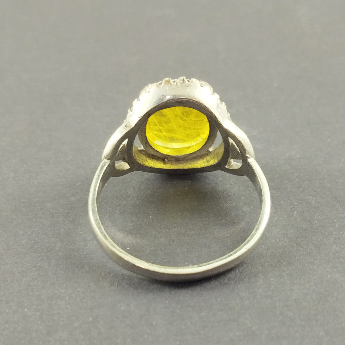 انگشتر نقره زنانه سلین کالا مدل سیترین کد 37