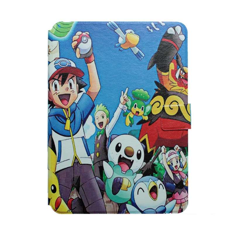 کیف کلاسوری مدل پوکمون کارتونی کد TKA مناسب برای تبلت سامسونگ Galaxy Tab A7 T505