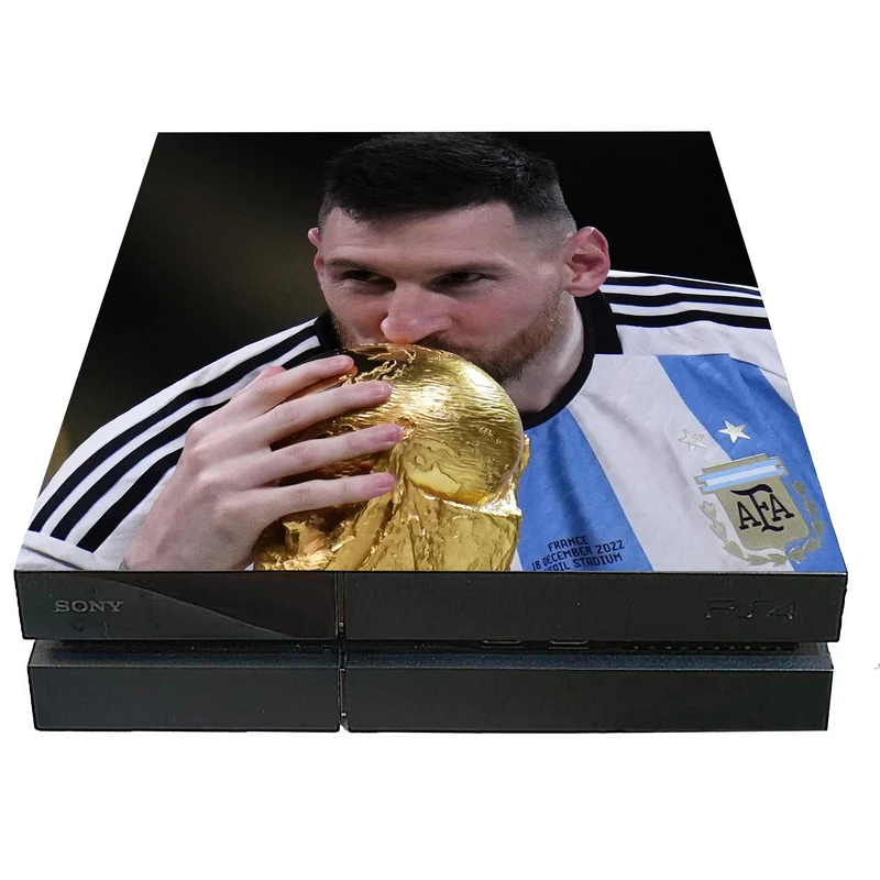 برچسب کنسول پلی استیشن 4 فت مدل مسی و جام کد 110