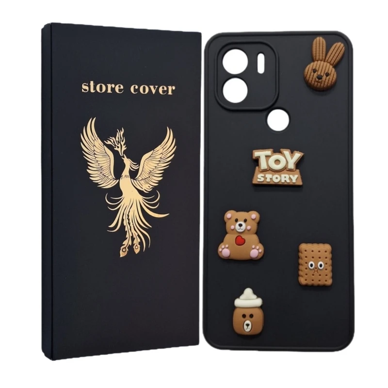 کاور استور کاور طرح عروسک توی برجسته مدل a1plus مناسب برای گوشی موبایل شیائومی Redmi A1 Plus / A2 Plus