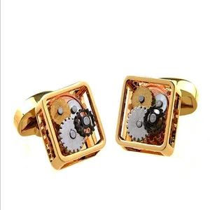 دکمه سردست مردانه مدل موتور ساعت