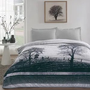 پتوی ازدیلک مدل Wood دو نفره سایز 240×200 سانتی متر
