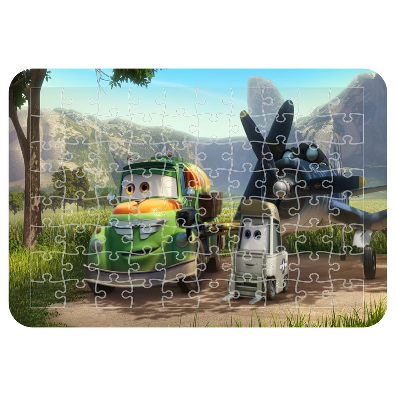 پازل 54 تکه مدل CHB1543 طرح انیمیشن ماشین ها