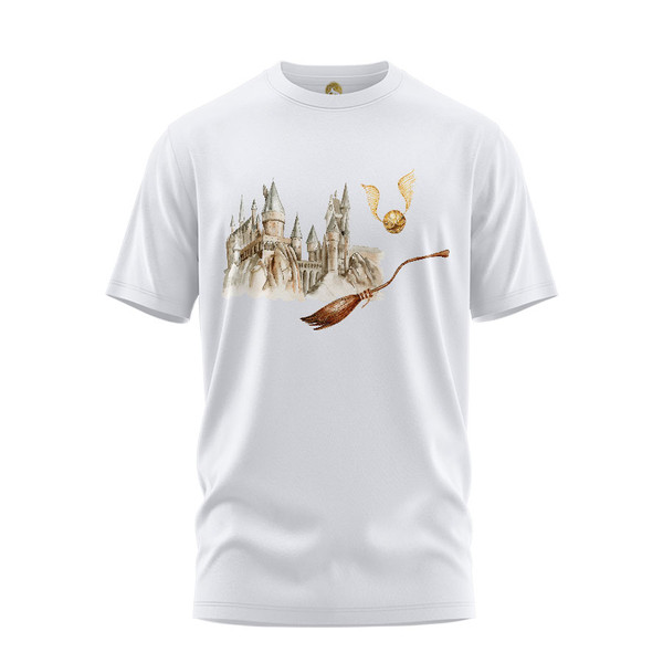 تی شرت آستین کوتاه زنانه هومرو مدل TW145 طرح هری پاتر