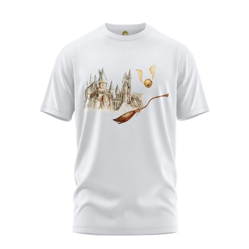 تی شرت آستین کوتاه زنانه هومرو مدل TW145 طرح هری پاتر