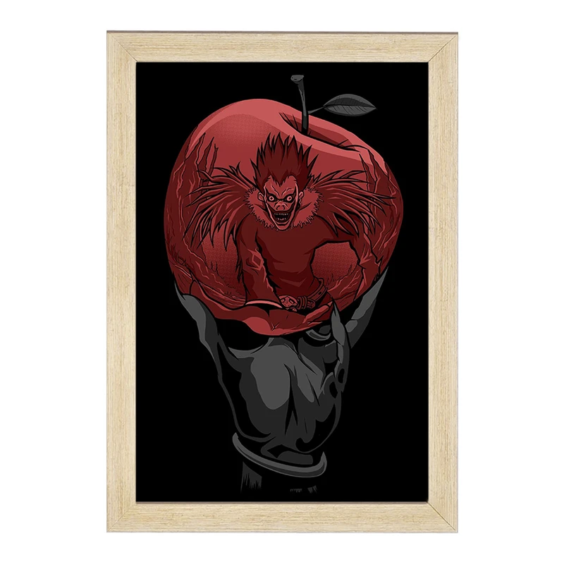 تابلو خندالو مدل ریوک انیمه دفترچه مرگ Death Note  کد 4933