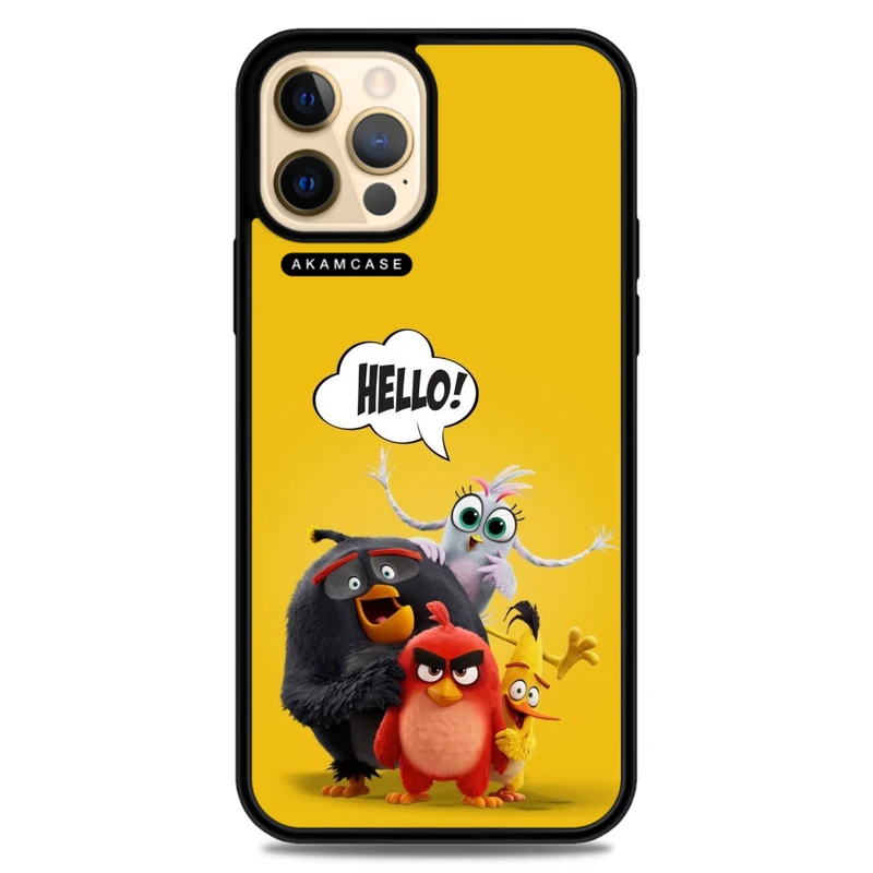 کاور آکام مدل AMC-WA12PRO-ANGRY BIRDS17 مناسب برای گوشی موبایل اپل iPhone 12 Pro