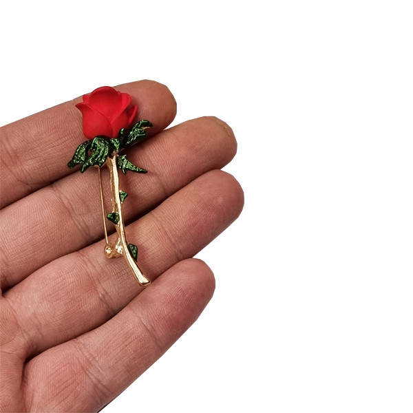 گل سینه زنانه مدل رز 2026 گل سینه زنانه مدل رز 2026