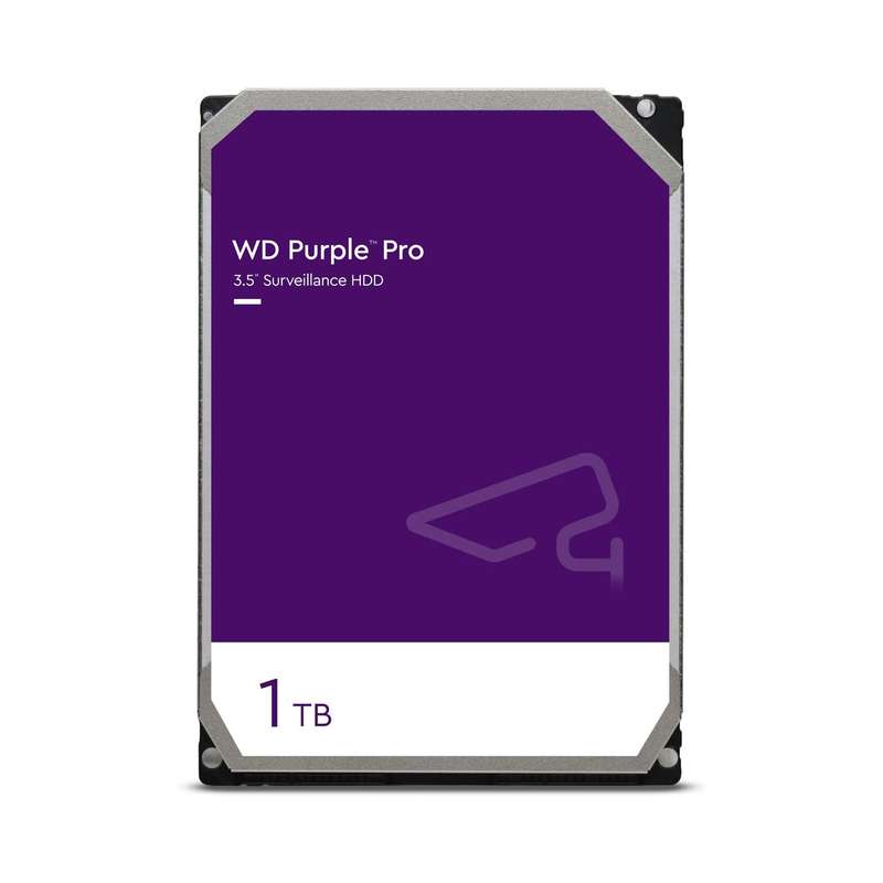 هارد دیسک اینترنال وسترن دیجیتال مدل WD10PURZ PURPLE ظرفیت 1 ترابایت