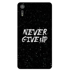 Megafone Never give up 1871 Cover For Sony Xperia XZ