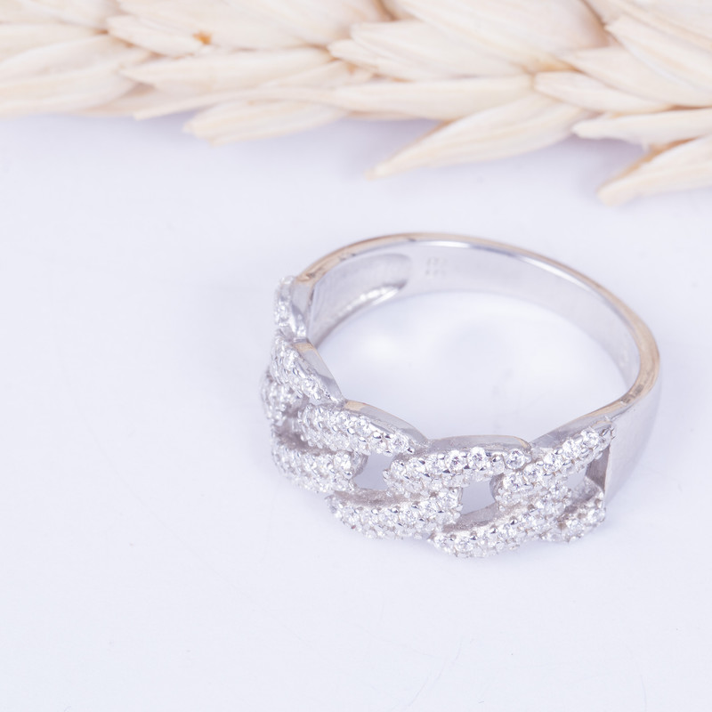 انگشتر نقره زنانه مدل GTA-204