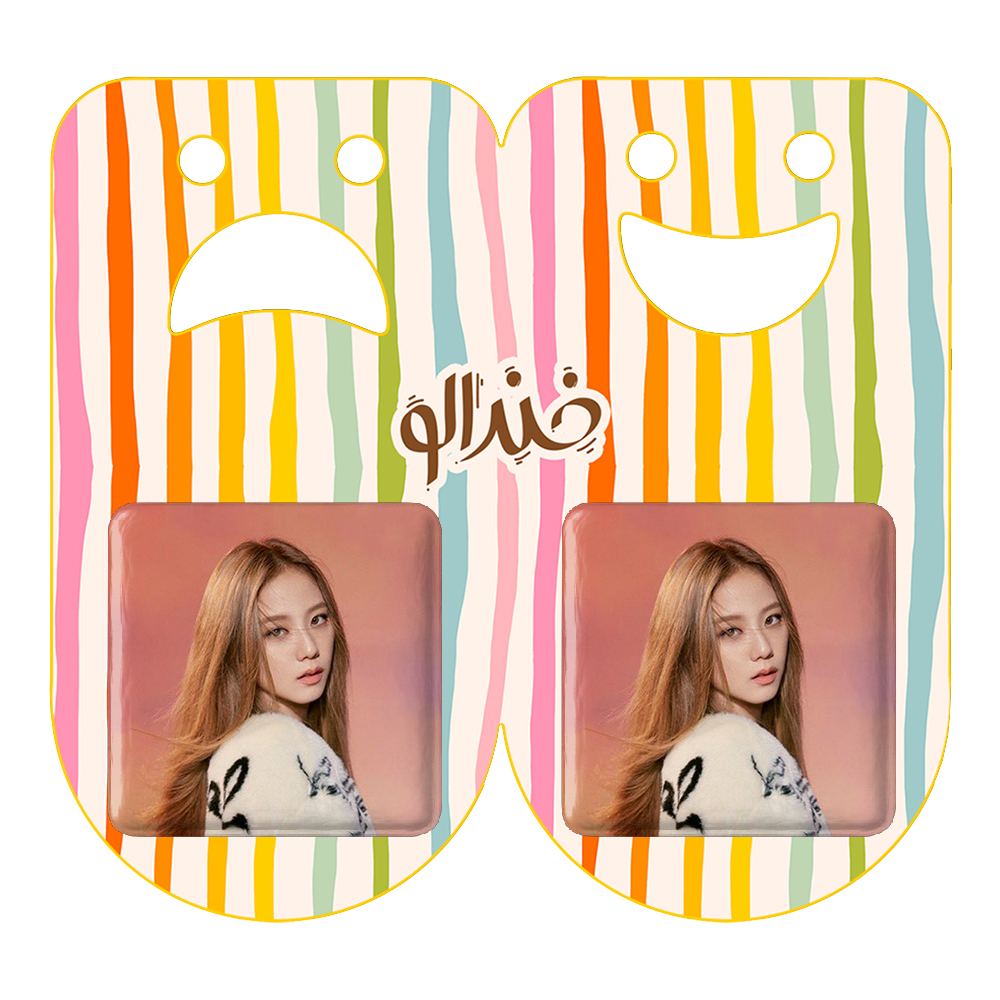 پیکسل خندالو مدل جیسو بلک پینک کد 14160 به همراه مگنت