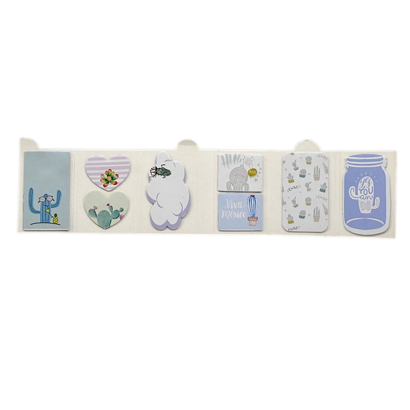 کاغذ چسب دار مدل کاکتوس کد 1155 بسته 8 عددی