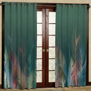 پرده مدل پر هازان پانچی کد 2668 سایز 140x200 سانتی متر