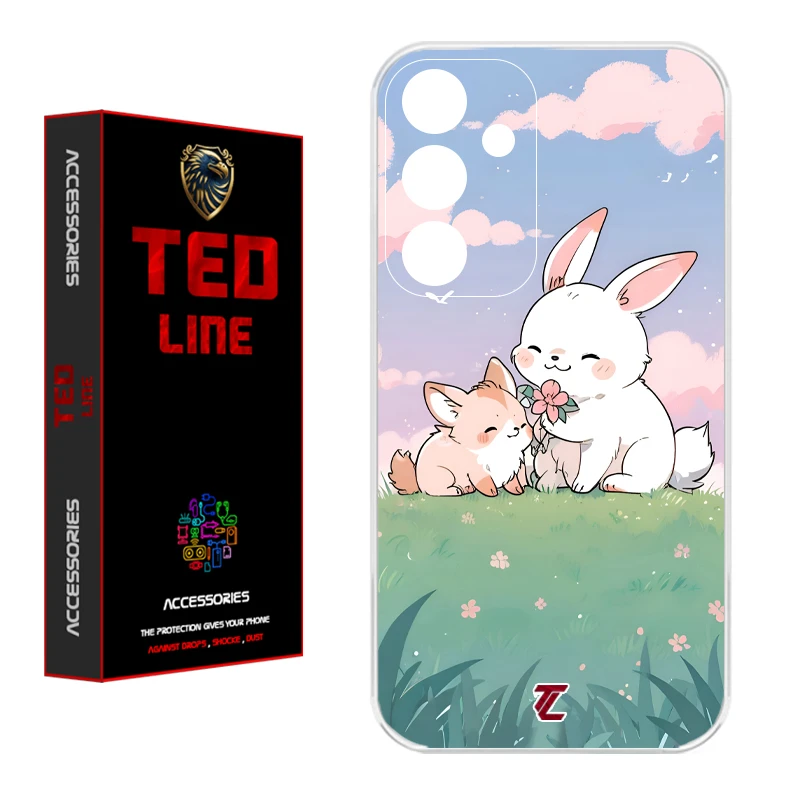 کاور تدلاین طرح خرگوش کد 1184 مناسب برای گوشی موبایل سامسونگ Galaxy A56 / A36