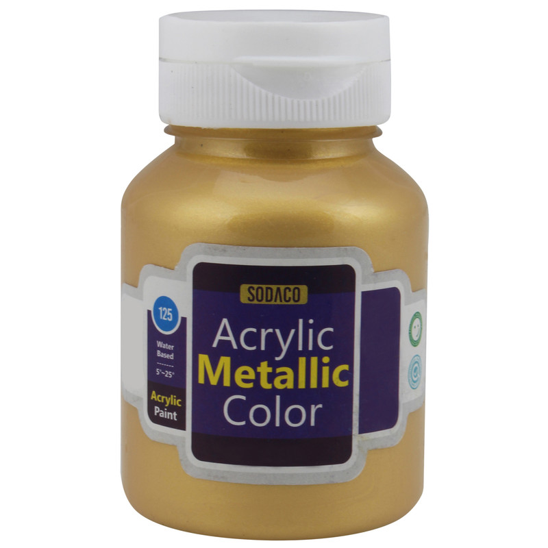 رنگ اکریلیک سوداکو مدل Metalic حجم 125 میلی لیتر