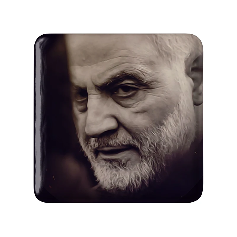 مگنت خندالو طرح سردار قاسم سلیمانی کد 2599