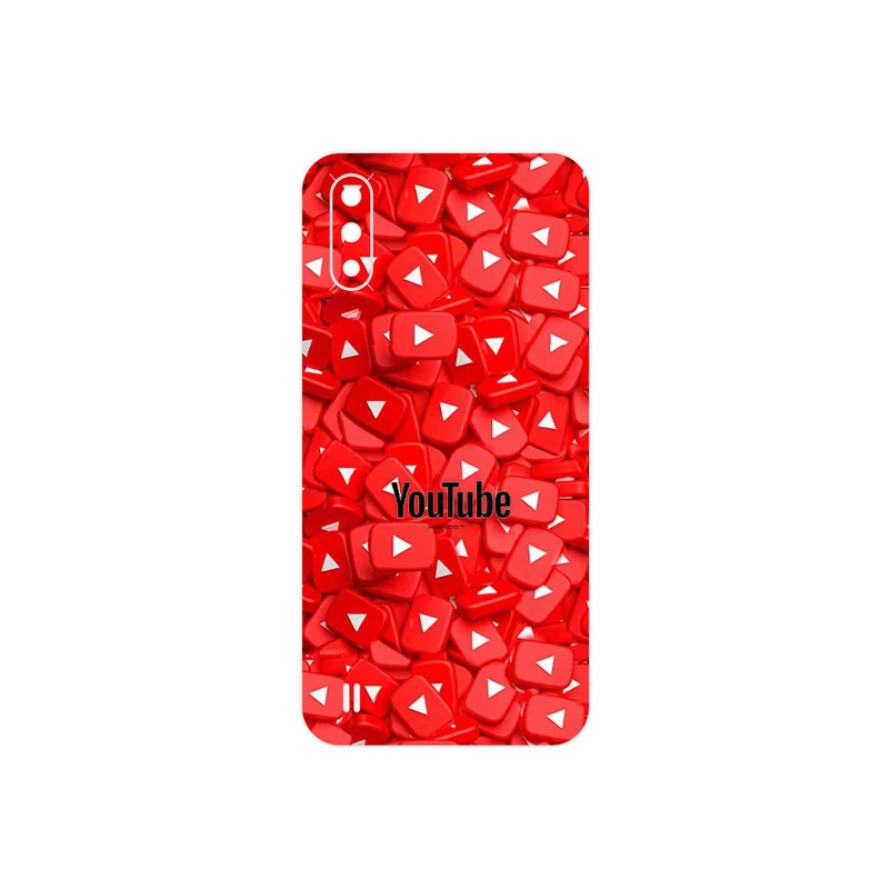 برچسب پوششی ماهوت مدل Youtube مناسب برای گوشی موبایل سامسونگ Galaxy A01