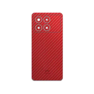 MAHOOT Red-Fiber Cover Sticker for Xiaomi Poco X6 Pro
