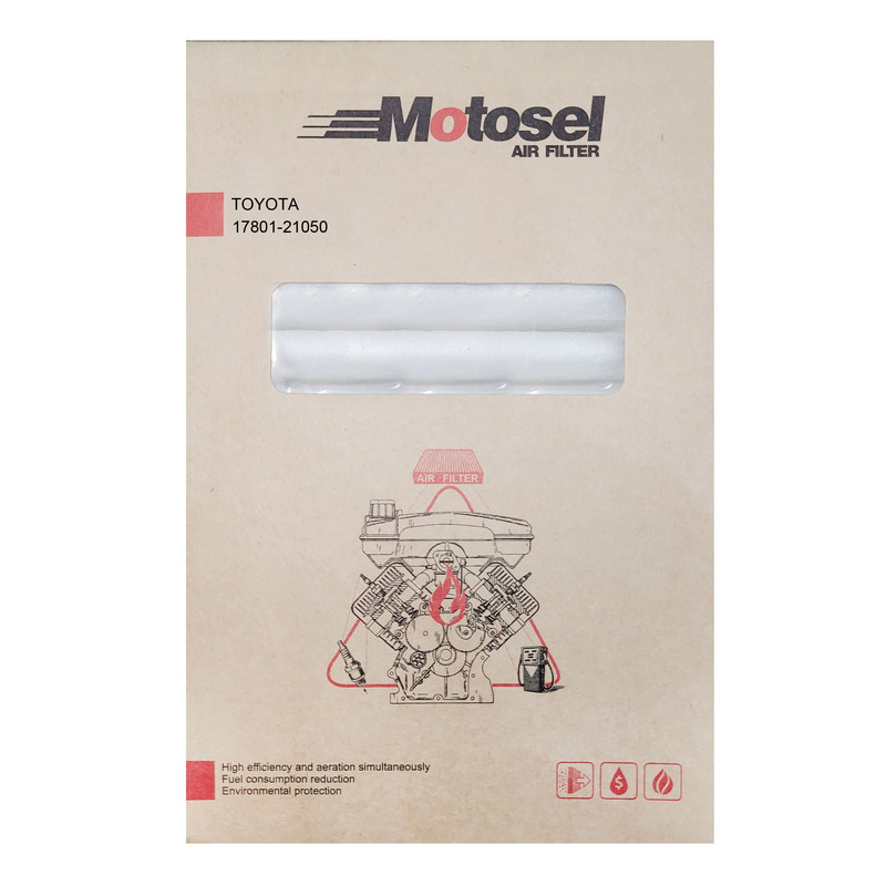 فیلتر هوا خودرو موتوسل مدل 21050-17801 مناسب برای تویوتا یاریس