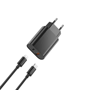 شارژر دیواری 20 وات ویوو مدل Quick Charger U002 به همراه کابل تبدیل  لایتنینگ