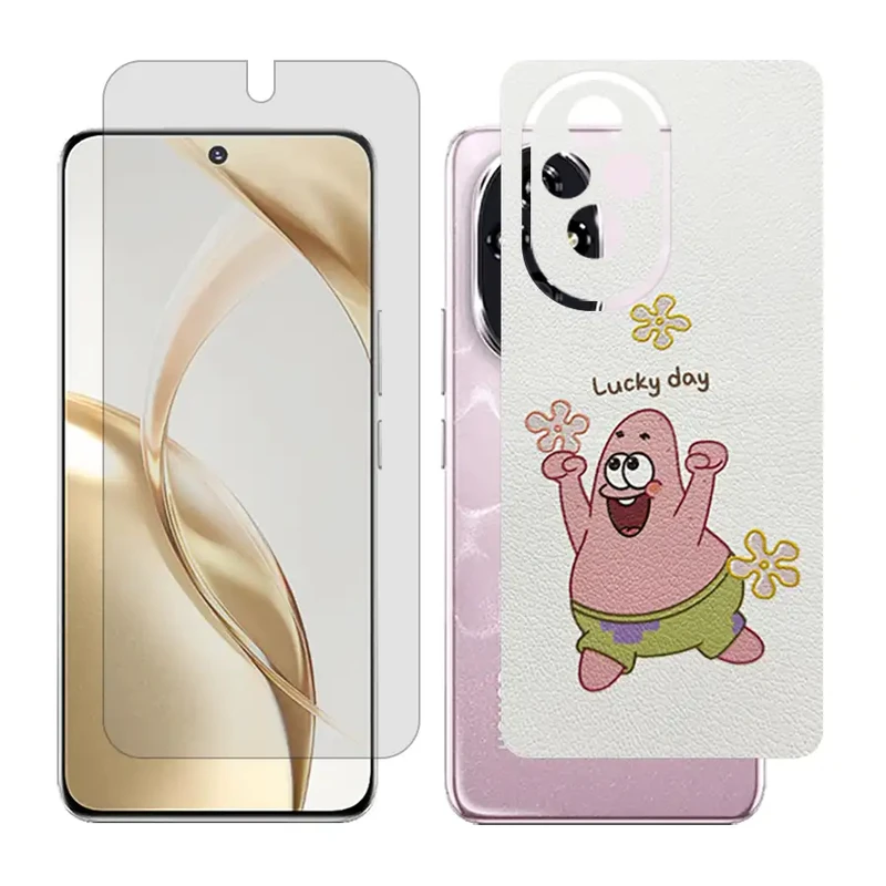 محافظ صفحه نمایش مات گلس مدل Together مناسب برای گوشی موبایل آنر 200 / Honor 200 به همراه برچسب پوششی پشت گوشی